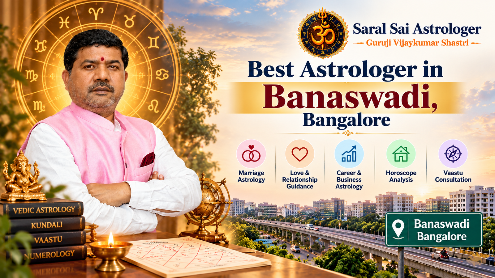 Best Astrologer In Banaswadi, Bangalore