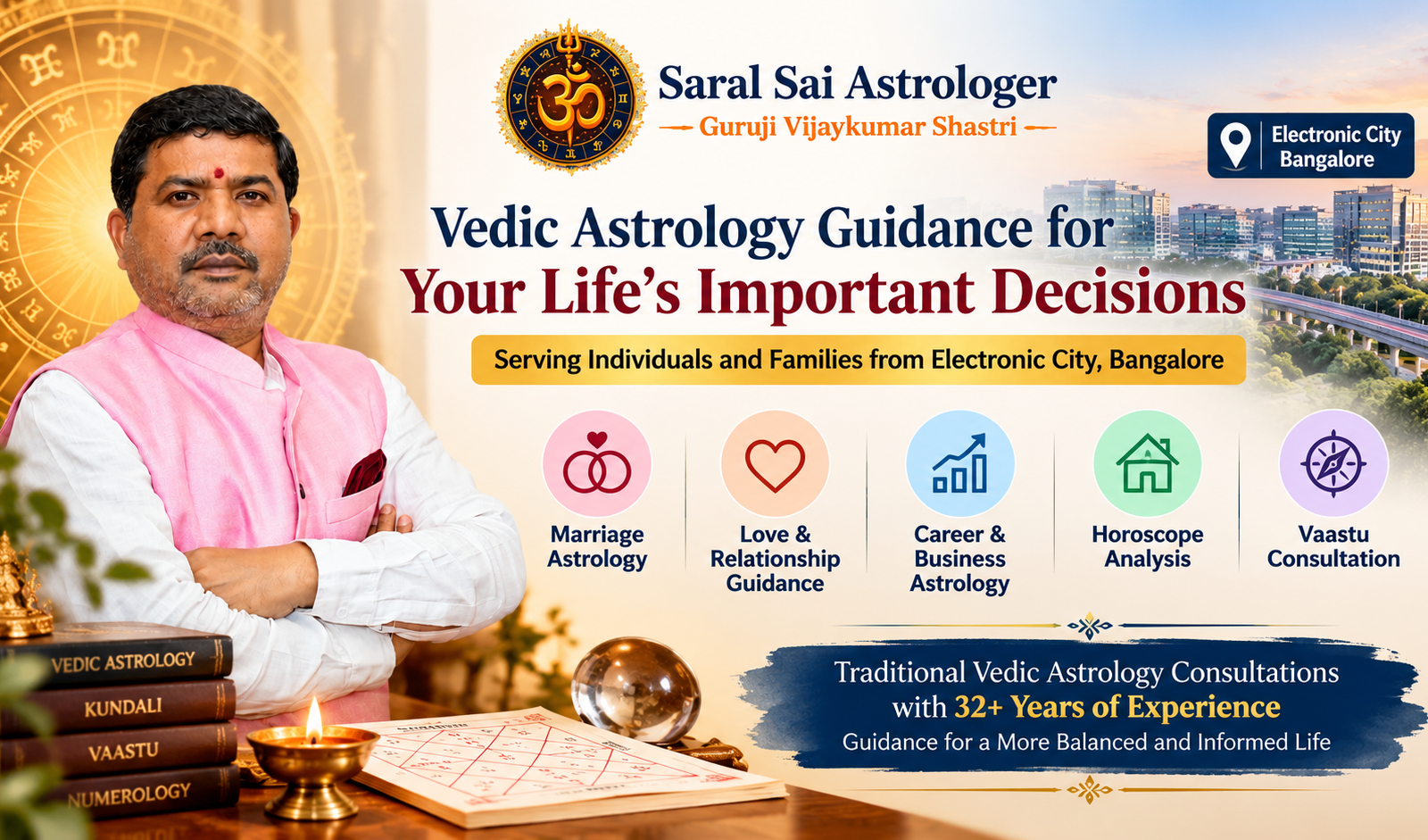 Vedic Astrology Guidance in Electronic City